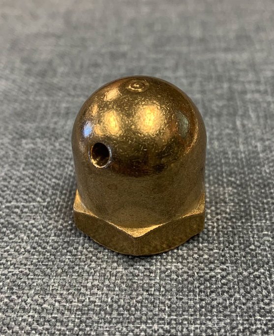 Brass Heavy Spinner Nut 1/4"-28 (Great Planes)